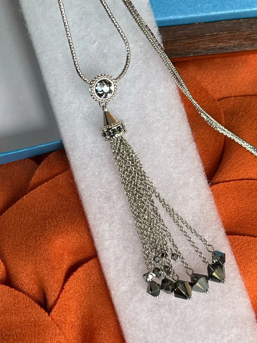 Touchstone Crystal Double Take Pendant BNIB w/tags $119 RT Value - Picture 5 of 8